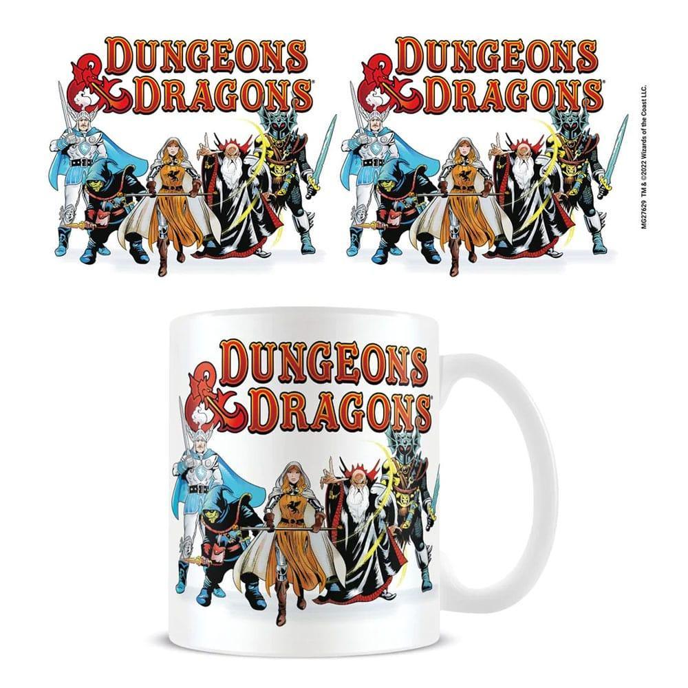 Dungeons & Dragons Mug Retro Group - Kvalitetskeramikkopp för Spelentusiaster Pyramid International