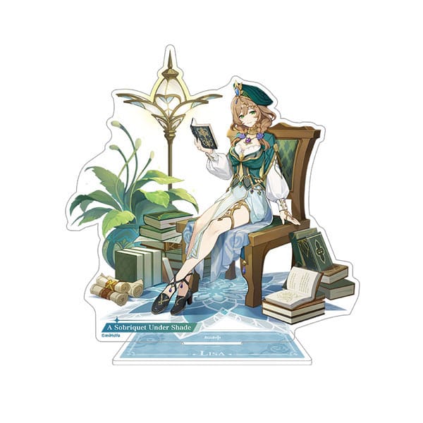 Genshin Impact Teyvat Style Series Acrylic Diorama Lisa MiHoYo