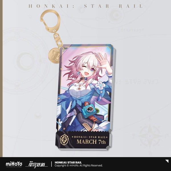 Honkai: Star Rail Karaktär Acrylic Nyckelring March 7th - 9 cm MiHoYo