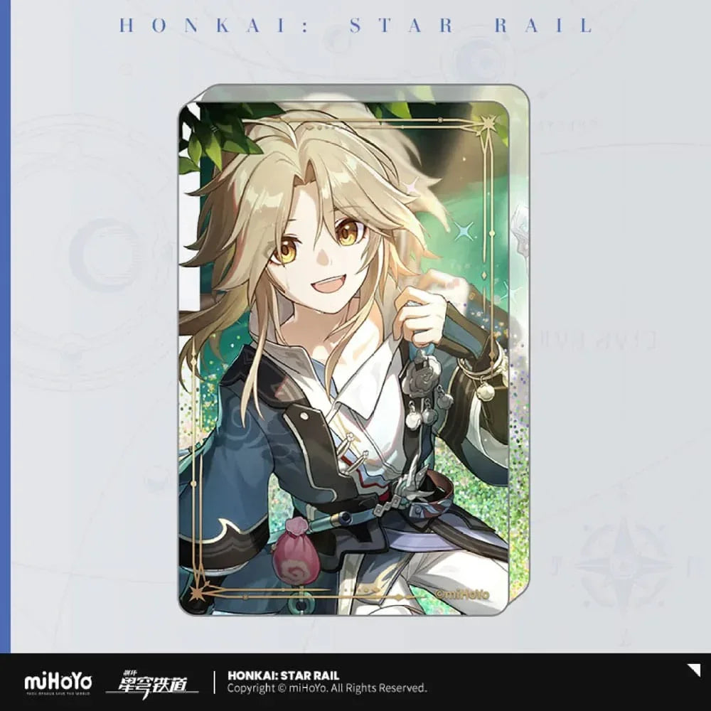 Honkai: Star Rail Light Cone Acryl Ornament med Glitter: River Flow In Spring 9 cm MiHoYo