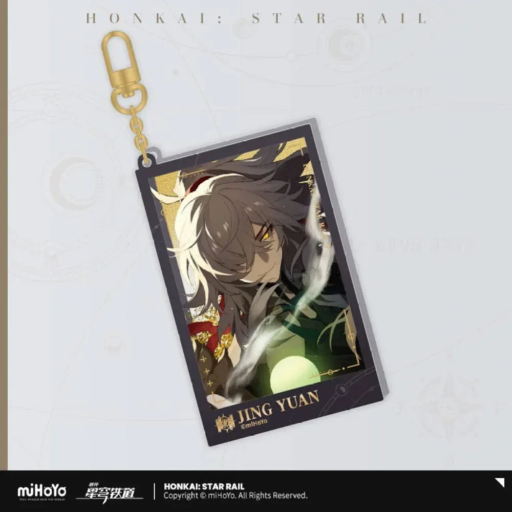 Honkai: Star Rail Countdown Departure Series Acrylic Nyckelring Jing Yuan Glitter 9 cm MiHoYo