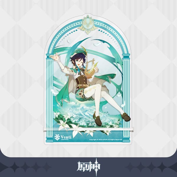 Genshin Impact Akryltelefonställ Venti 17 cm MiHoYo