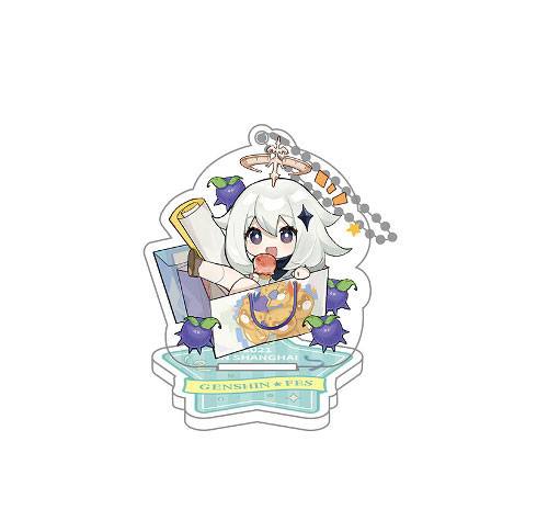 Genshin Impact Paimon Akrylfigur & Nyckelring 9 cm MiHoYo