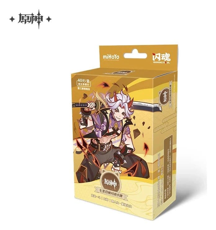 Genshin Impact Trading Card Game Serie 03 Förbyggt Startdeck 03 Arataki Itto *Kinesisk Version*