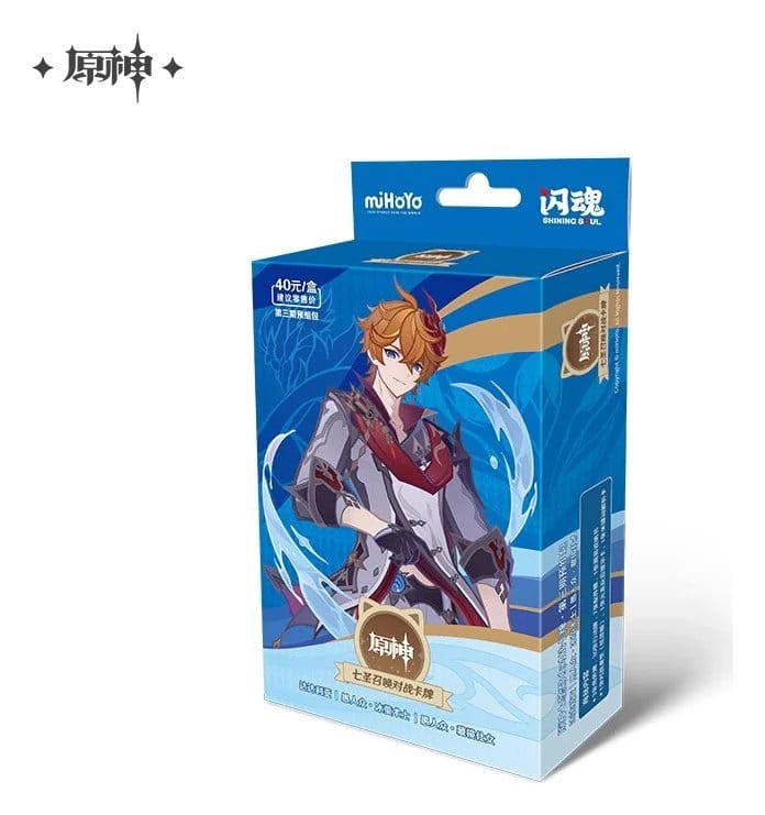 Genshin Impact Trading Card Game Series 03 Förbyggt Startpaket 02 Tartaglia *Kinesisk Version*