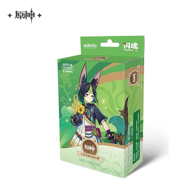 Genshin Impact Trading Card Game Serie 03 Förbyggt Startdäck 06 Tighnari *Kinesisk Version*