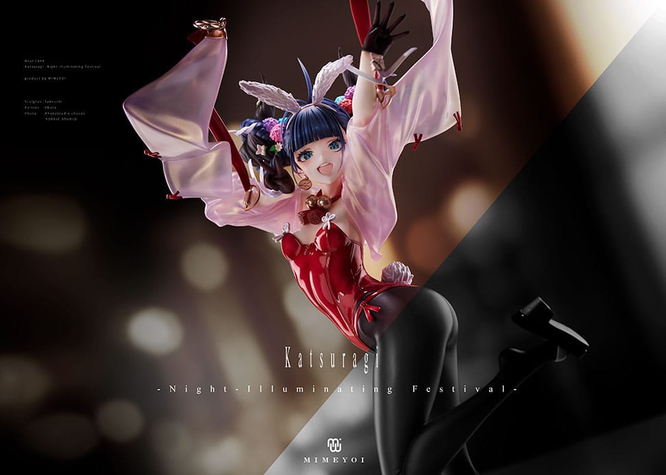 Azur Lane PVC Figur 1/4 Katsuragi Night Illuminating Festival 47 cm Mimeyoi