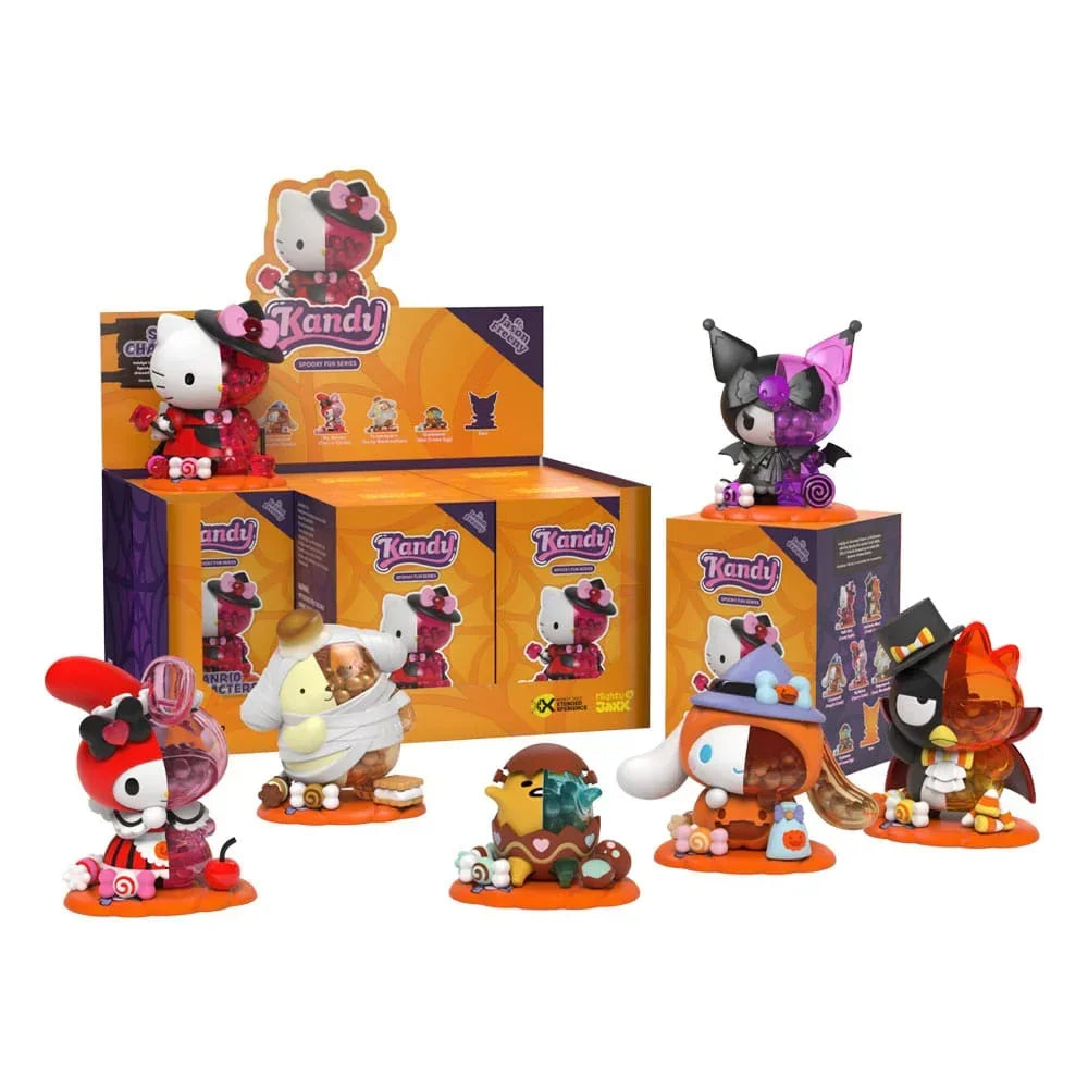 Kandy x Sanrio Blind Box ft. Jason Freeny Collection Series 4 (Spooky Fun) Display (6) Mighty Jaxx