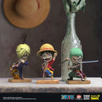 One Piece Freeny's Hidden Dissectables Vinyl Figur Luffy, Zoro och Sanji 10 cm Mighty Jaxx