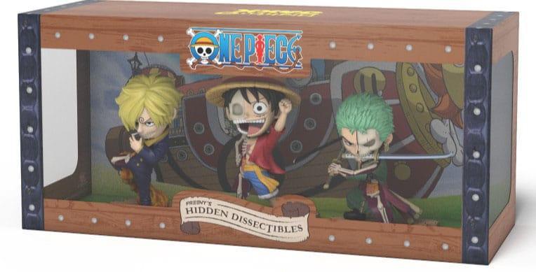 One Piece Freeny's Hidden Dissectables Vinyl Figur Luffy, Zoro och Sanji 10 cm Mighty Jaxx