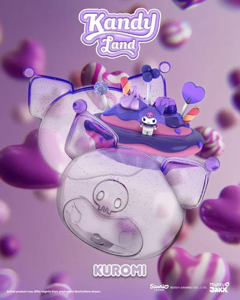 Sanrio Kandyland Kuromi 13 cm - Söt och Rebelaktig Samlarfigur Mighty Jaxx