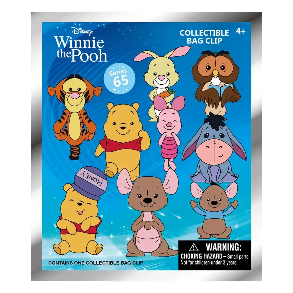 Winnie the Pooh 3D Foam Bag Clips Series 2 Display (24) Monogram Int.