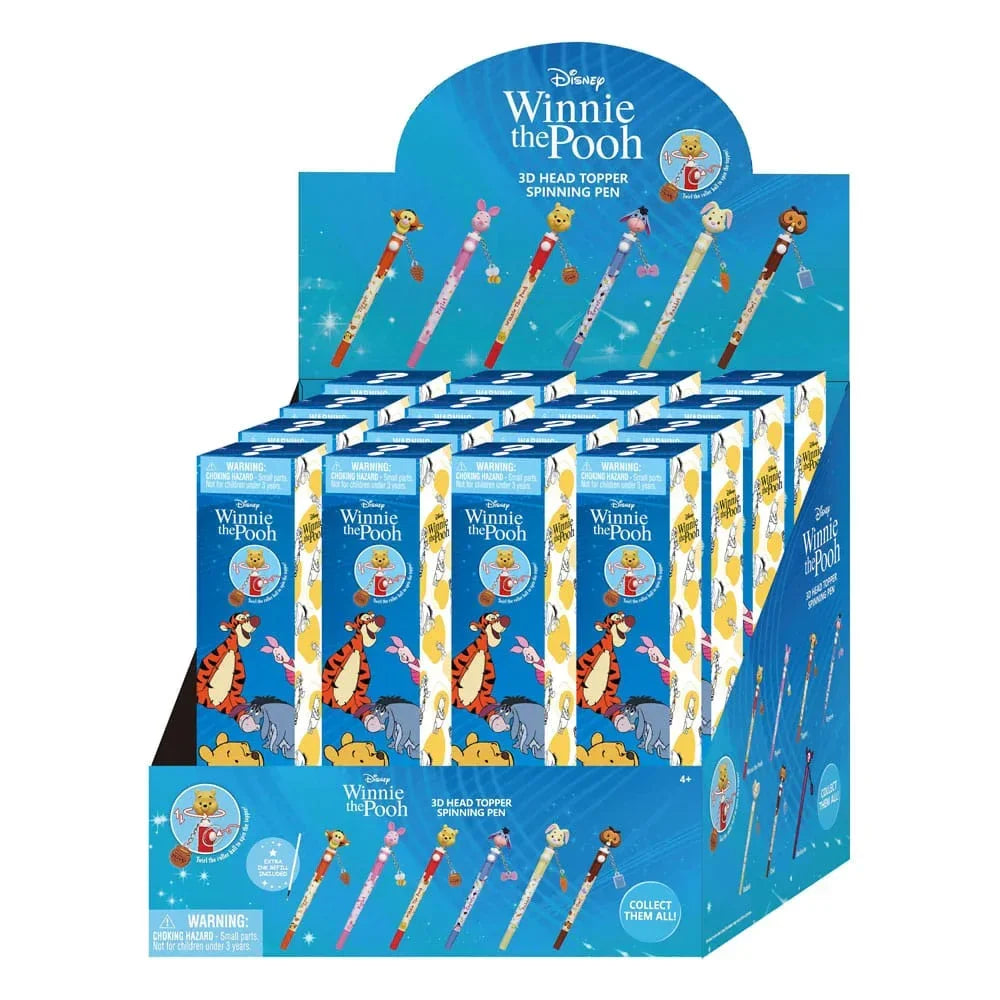 Winnie-the-Pooh 3D Huvud Topp Penna med Snurrfunktion Monogram Int.