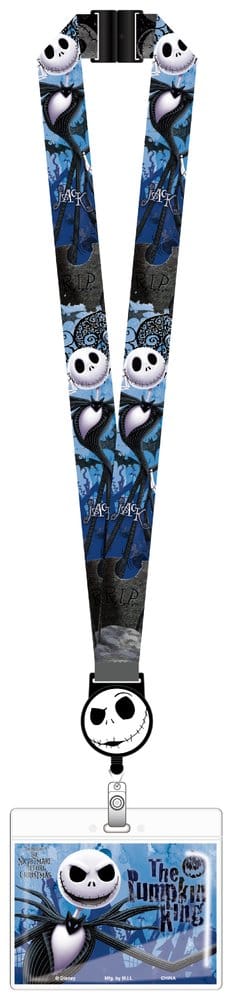 The Nightmare Before Christmas Deluxe Nyckelband med Korthållare The Pumpkin King