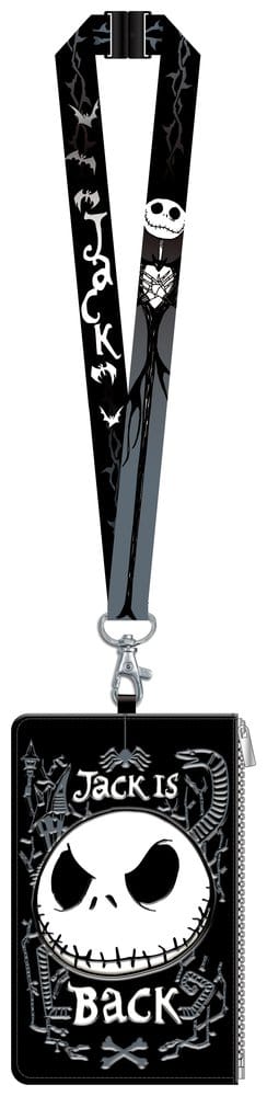 The Nightmare Before Christmas Keychain with Pocket ID Holder