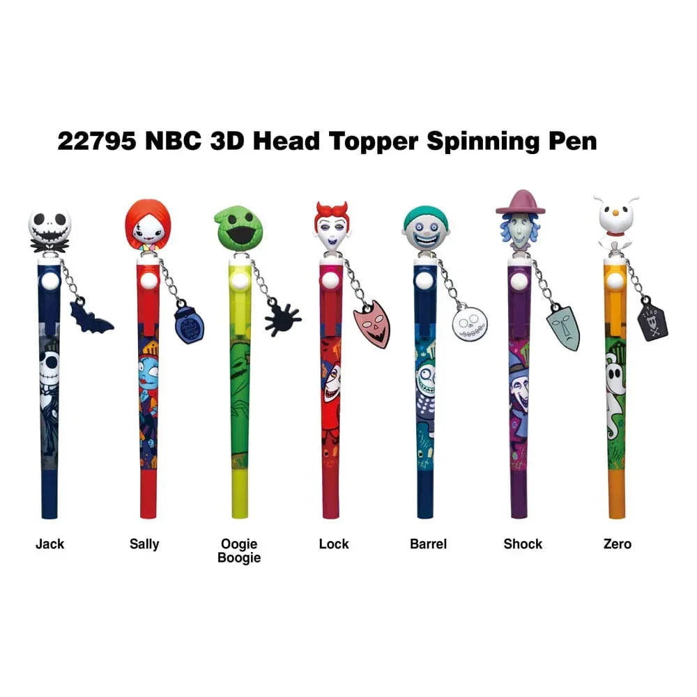 Nightmare Before Christmas Pen 3D Head Topper Spinning Pen Monogram Int.