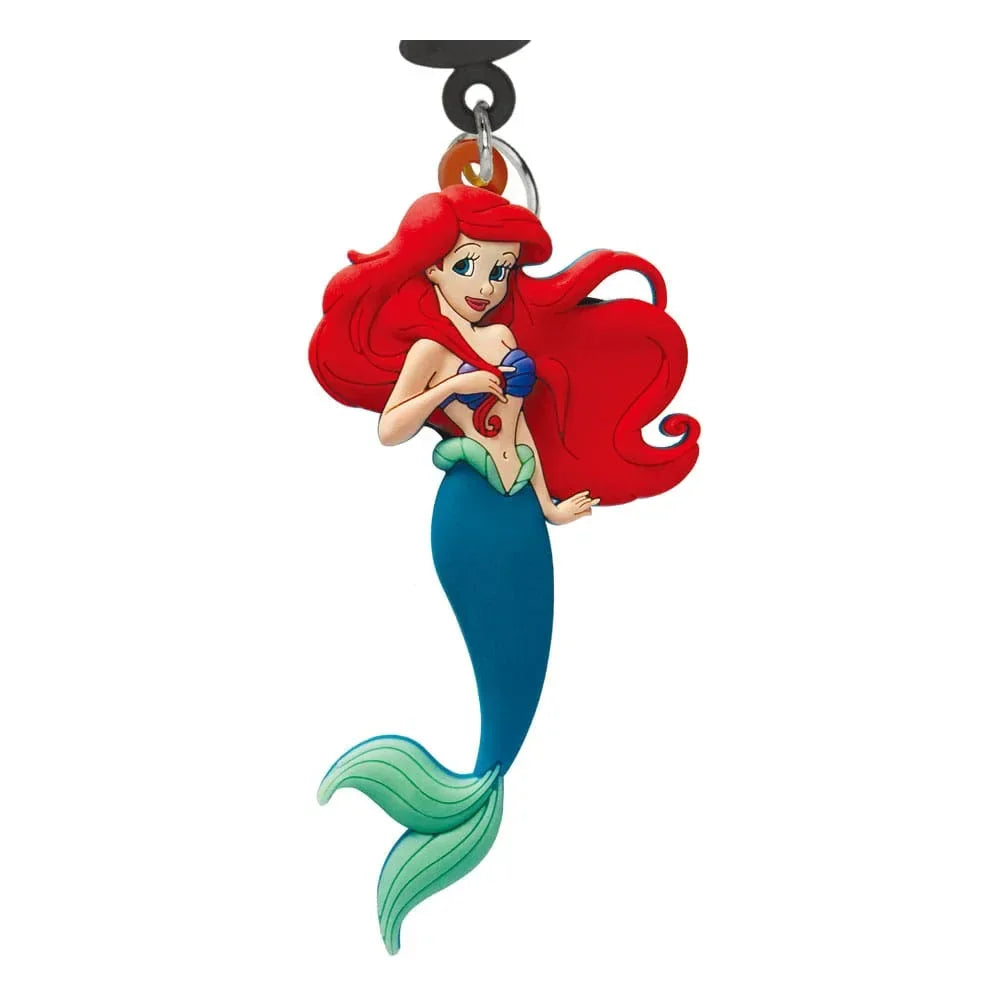 Disney Princess Soft Touch PVC Bag Clip Ariel Monogram Int.