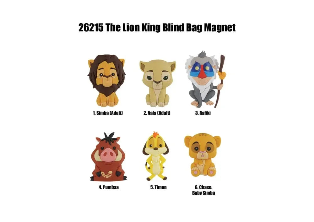 The Lion King Magnets Blind Pack Series 1 Display (12) Monogram Int.