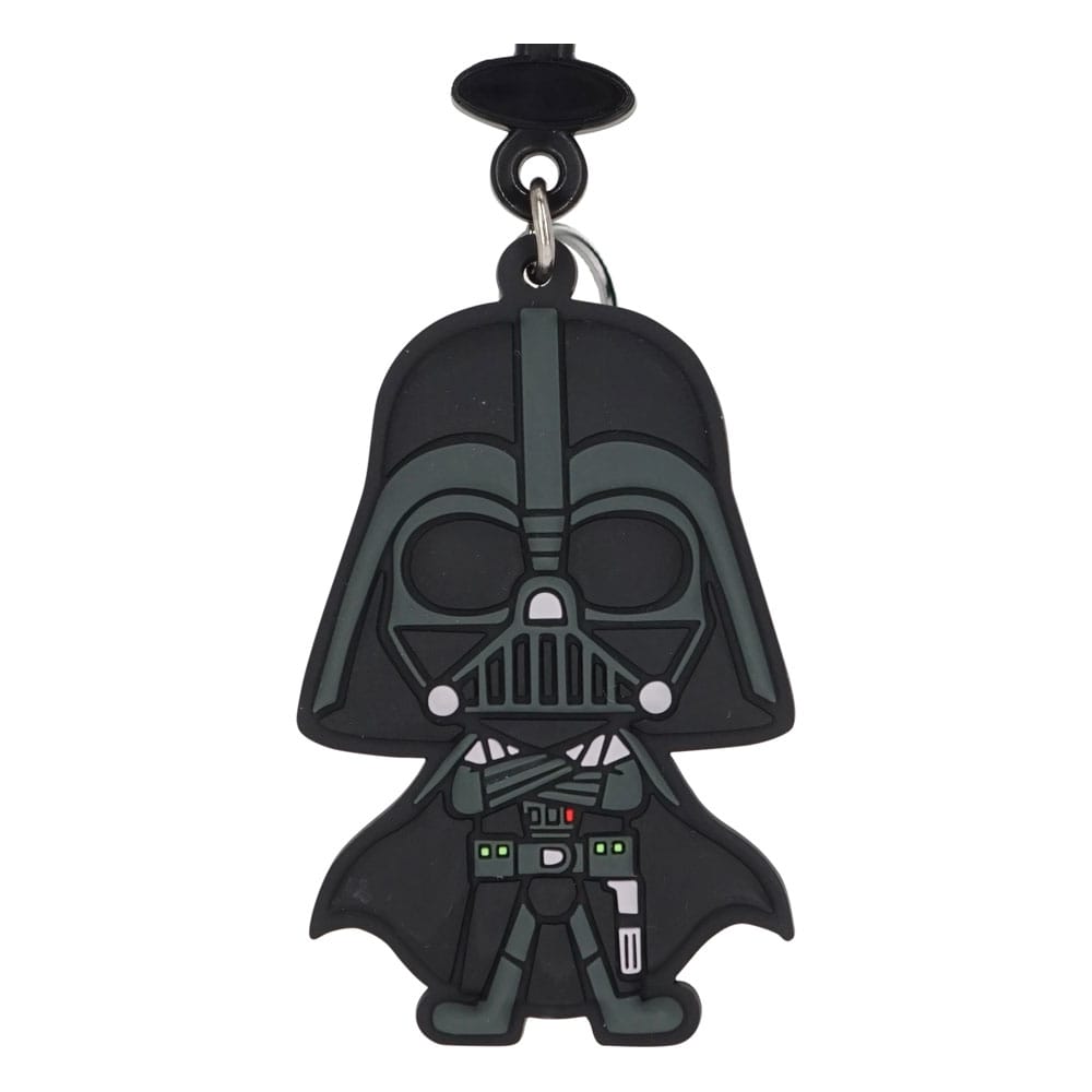 Star Wars Soft Touch PVC Bag Clip Darth Vader Monogram Int.