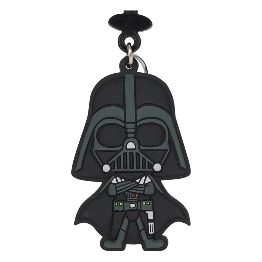 Star Wars Soft Touch PVC Bag Clip Darth Vader Monogram Int.