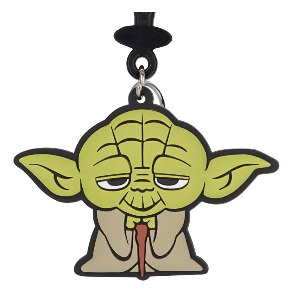 Star Wars Soft Touch PVC Bag Clip Yoda Monogram Int.