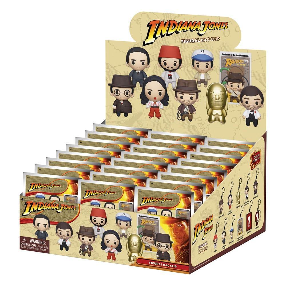 Indiana Jones 3D PVC Bag Clips Display (24) Monogram Int.