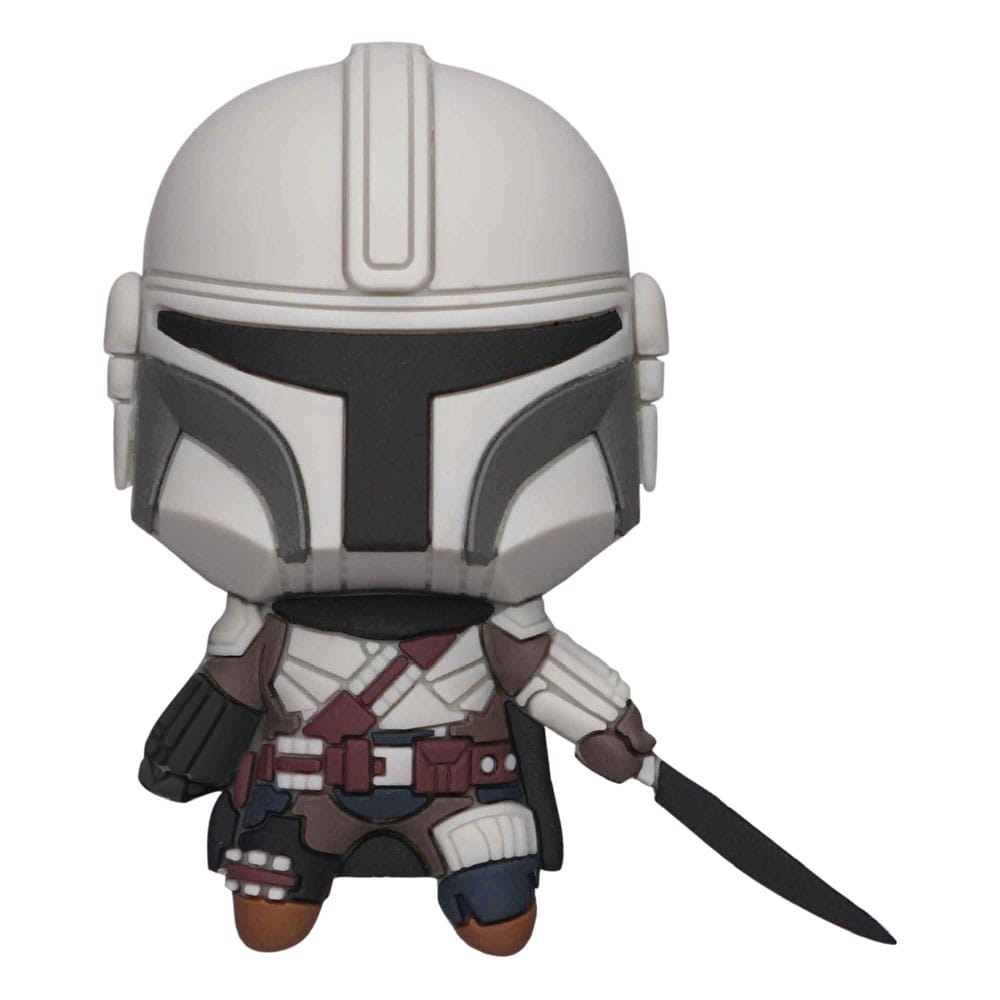 Star Wars The Mandalorian 3D Magnet Mando med Darksaber Monogram Int.