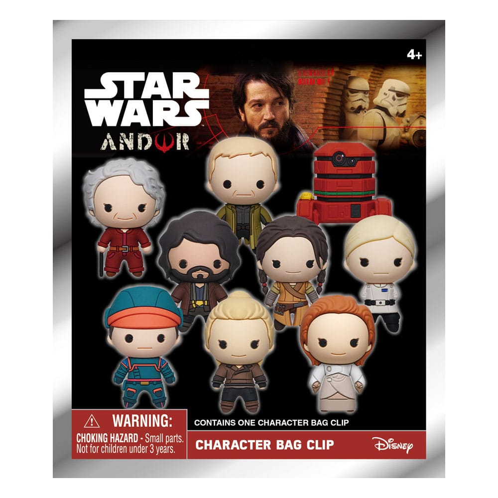 Star Wars 3D Foam Bag Clips Andor Display (24) Monogram Int.