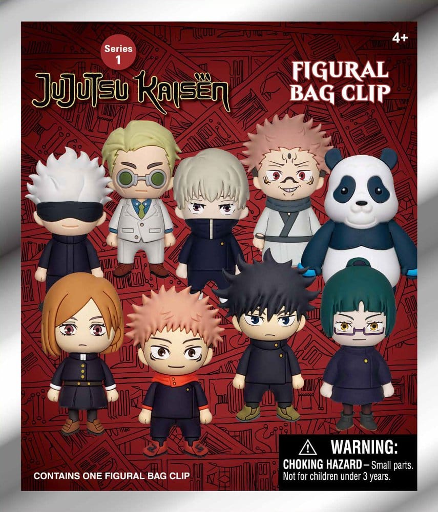 Jujutsu Kaisen 3D Foam Bag Clip Series 1 Display (24)