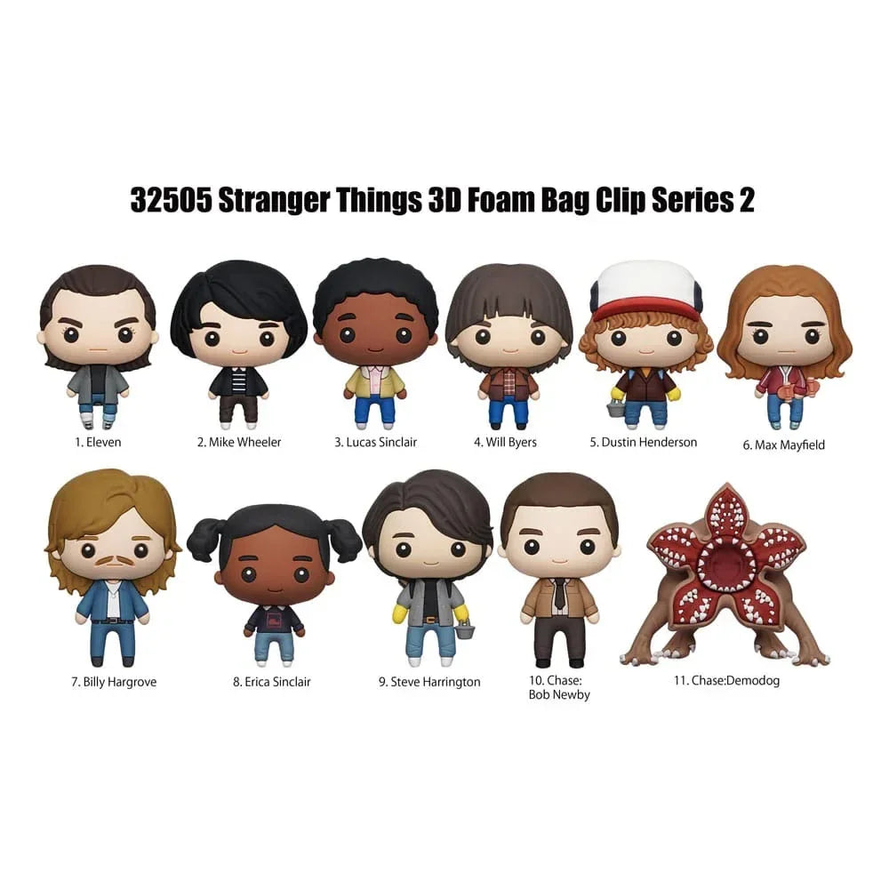 Stranger Things 3D PVC Bag Clips Series 2 Display (24) Monogram Int.