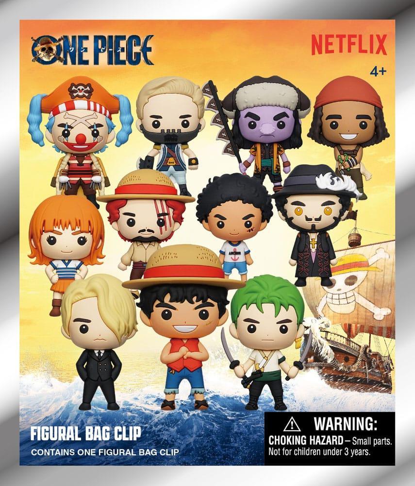 One Piece 3D PVC Bag Clips - Netflix Series 1 Display (24) Monogram Int.