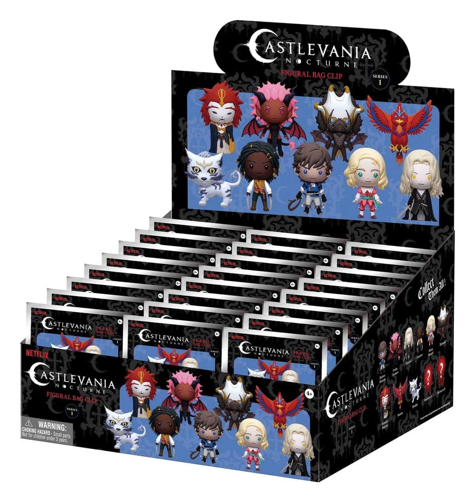 Castlevania Nocturne 3D Foam Bag Clip Series 1 Display (24)