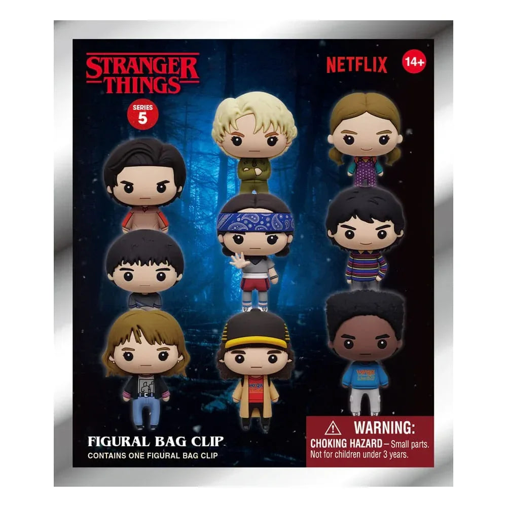 Stranger Things 3D Foam Bag Clips Serie 5 Display (24) Monogram Int.