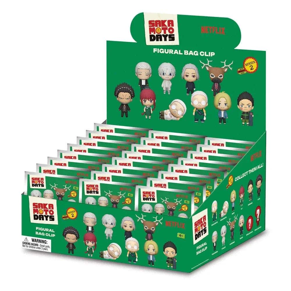 Sakamoto Days 3D Foam Bag Clips Serie 2 Display (24) Monogram Int.