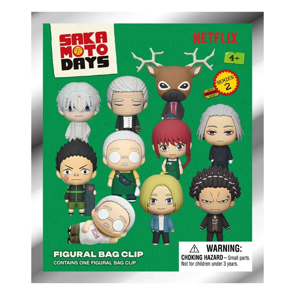 Sakamoto Days 3D Foam Bag Clips Serie 2 Display (24) Monogram Int.