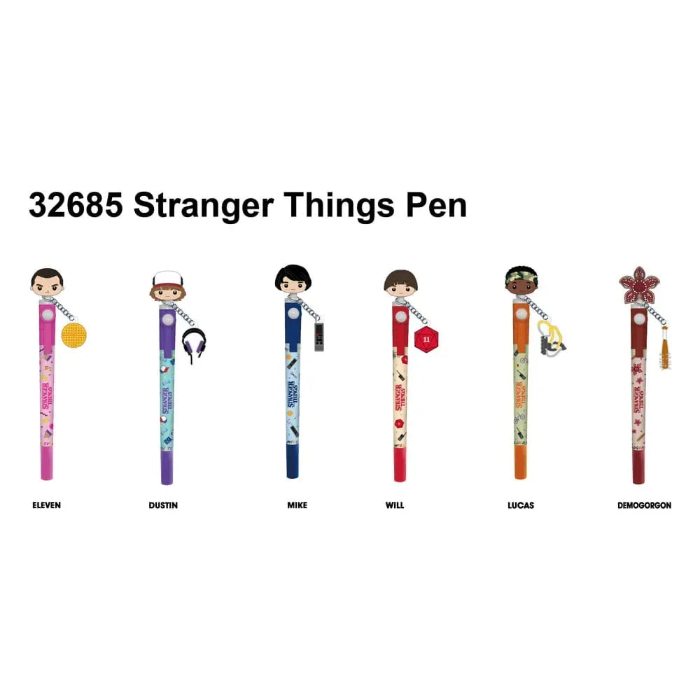 Stranger Things Pen 3D Huvud Topp Spinning Pen Monogram Int.