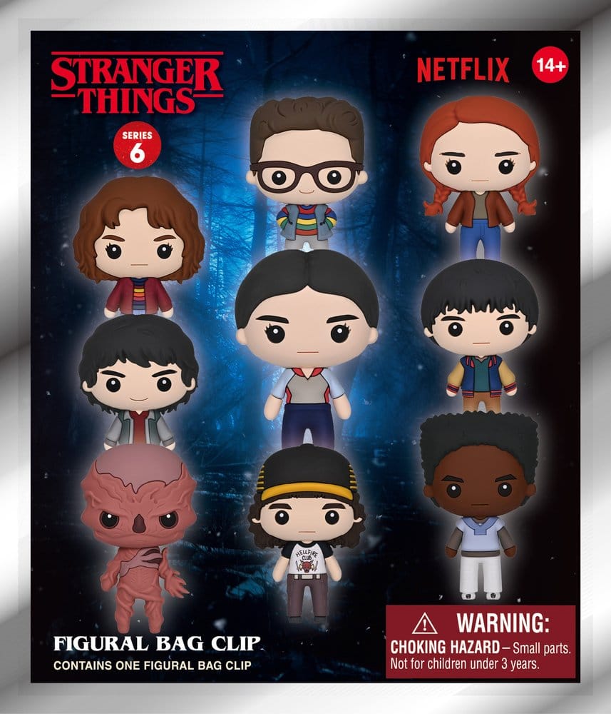 Stranger Things Säsong 5 Serie 6 3D PVC Påsklämma Samlarfigur Display med 24 Blindpåsar