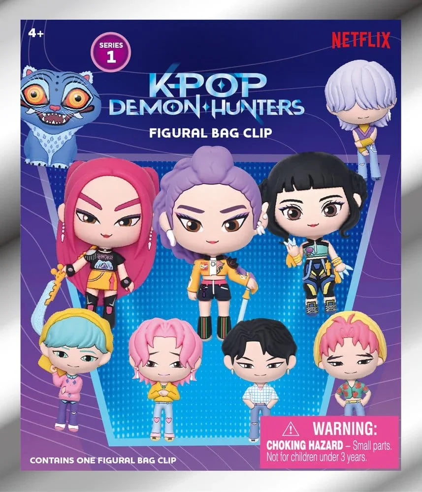 K-Pop Demon Hunter 3D Foam Bag Clips Series 1 Display (24) Monogram Int.
