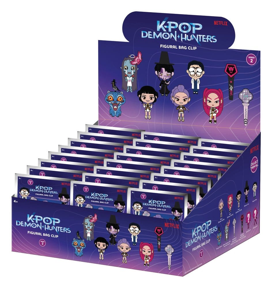 KPop Demon Hunters 3D PVC Påsklämma Serie 2 Display (24)