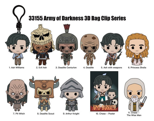 Army of Darkness Samlarclips i PVC 3D Serien 1 Blind Bag Display (24 stycken)