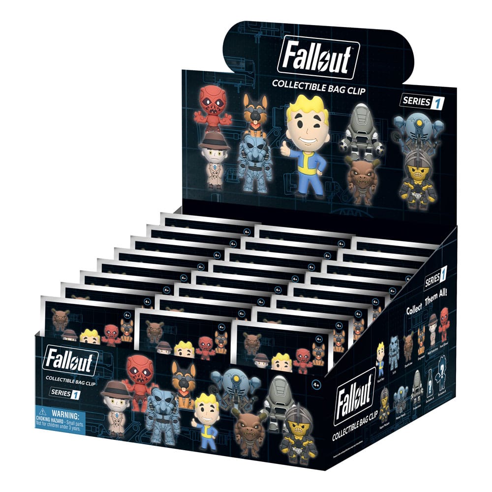 Fallout 3D Foam Bag Clips Series 1 Display (24) Monogram Int.