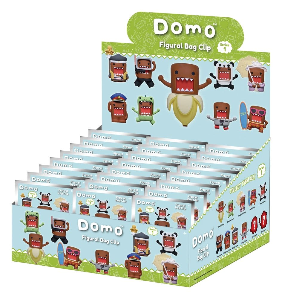 Domo-kun 3D PVC Påsklips Serie 1 Display (24)