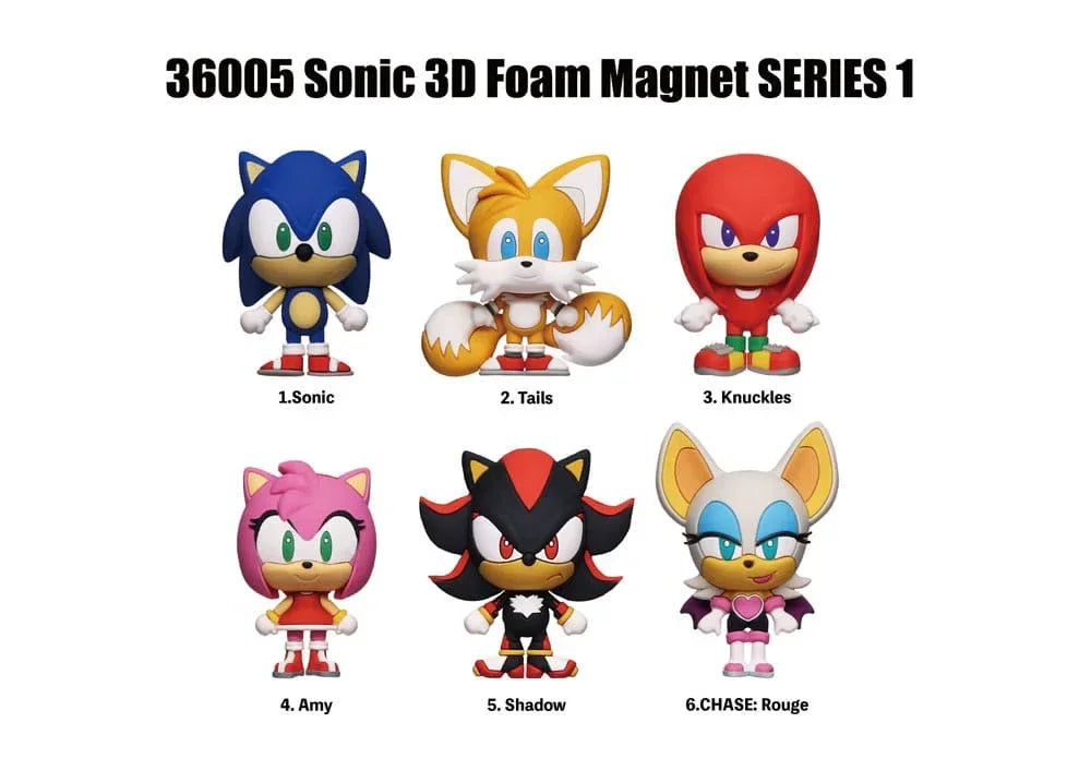 Sonic Magnets Blind Pack Series 1 Display (12) Monogram Int.