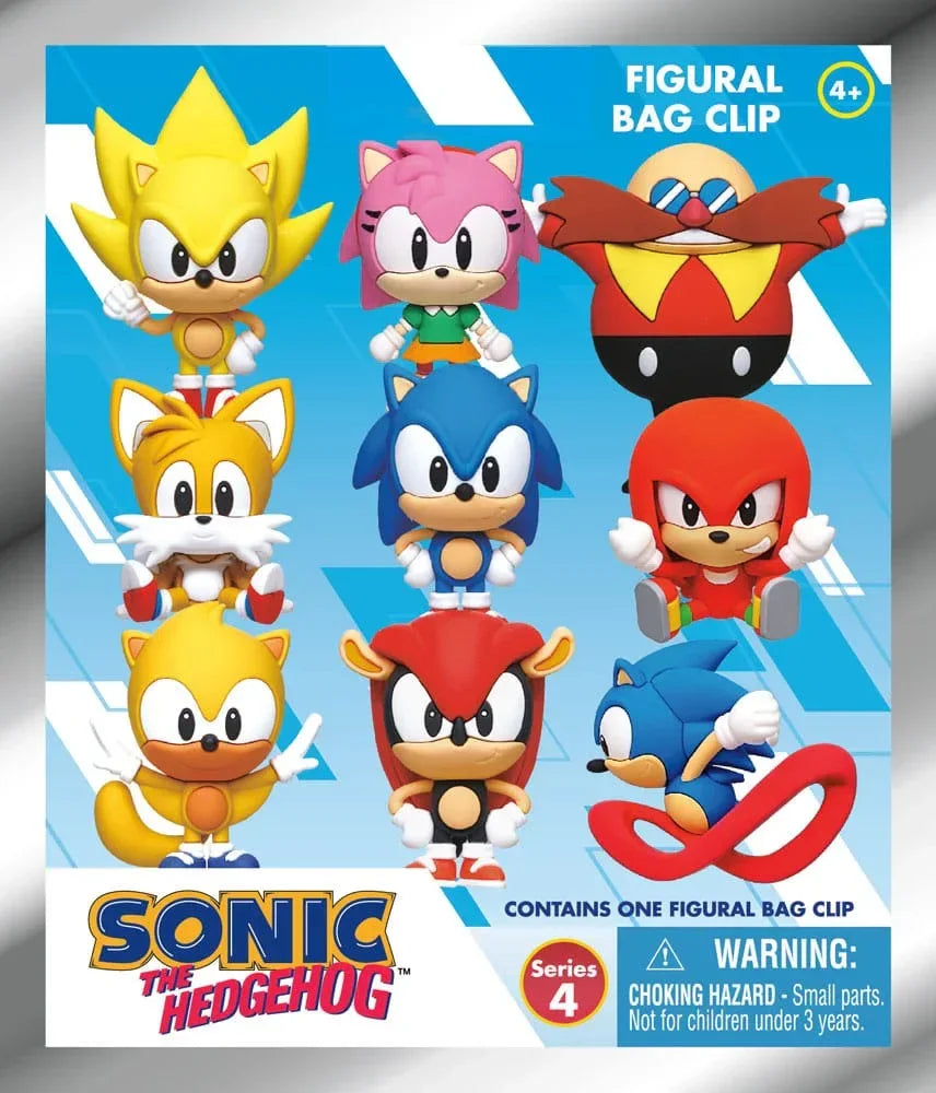 Sonic the Hedgehog PVC Bag Clips Series 4 Display (24) Monogram Int.