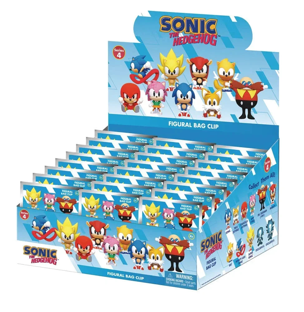 Sonic the Hedgehog PVC Bag Clips Series 4 Display (24) Monogram Int.