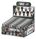 Six Siege 3D PVC-påsklämma Serie 1 Display (24 stycken)