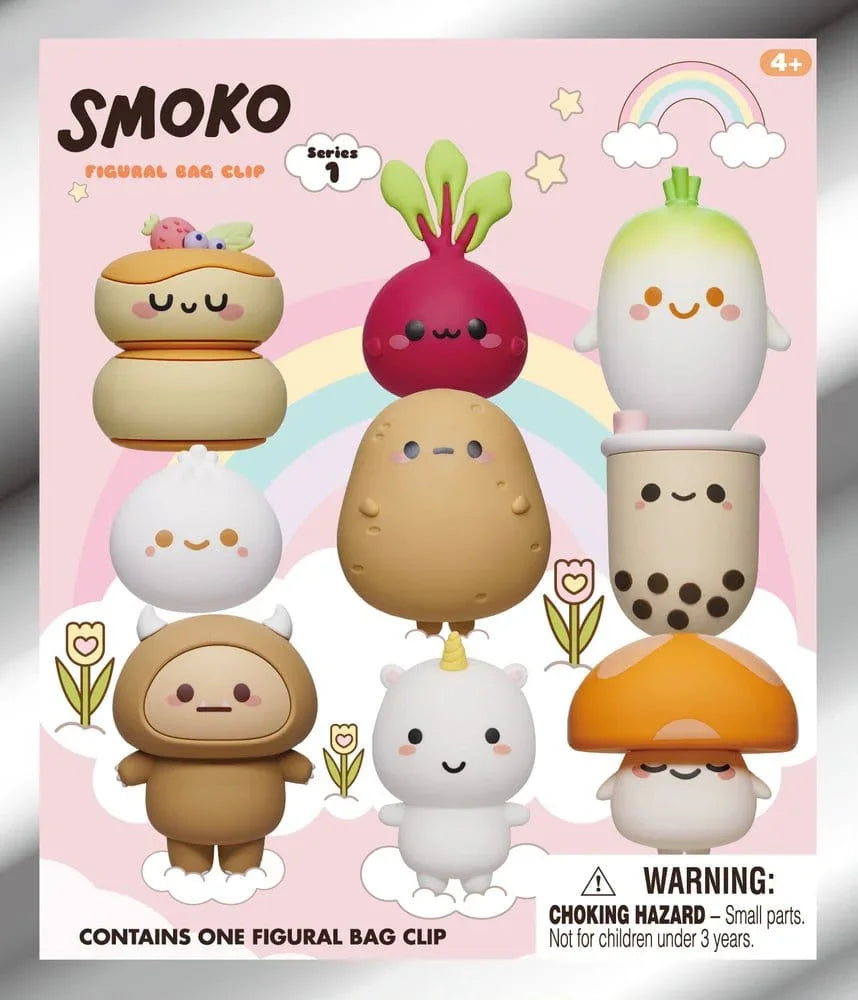 Smoko 3D Foam Bag Clips Serie 1 Display (24) Monogram Int.