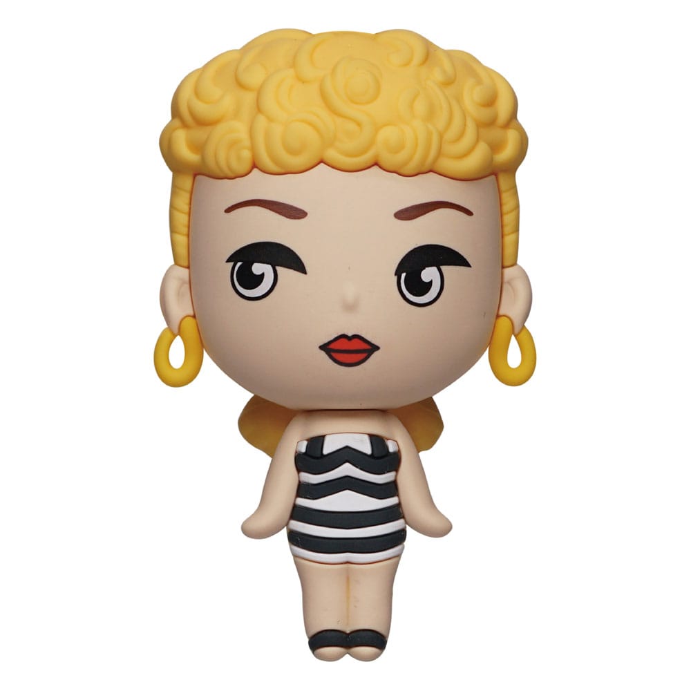 Barbie Soft Touch PVC 3D Magnets Original 1959 Barbie Monogram Int.