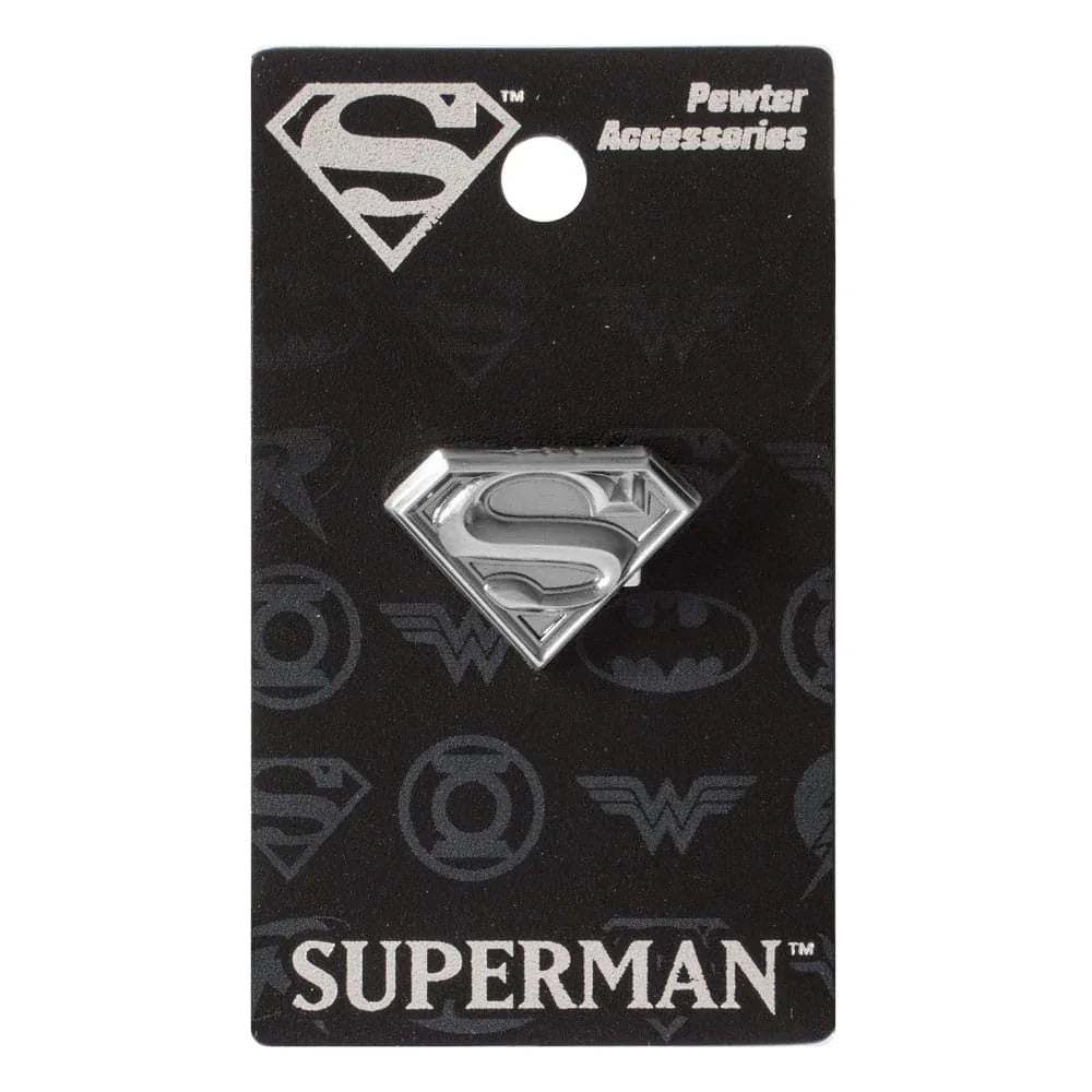 DC Comics Pin Badge Superman Logo – Officiell Pewter Pin Monogram Int.