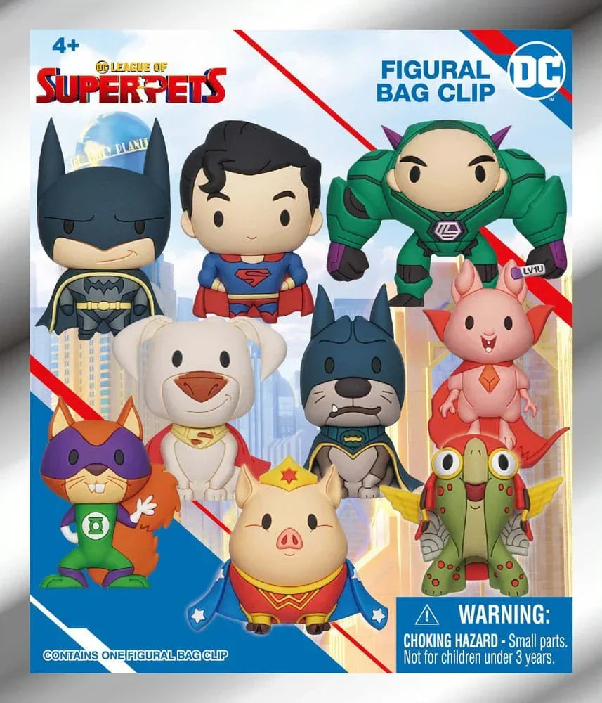 DC Super Pets 3D PVC Bag Clips Series 1 Display (24) Monogram Int.